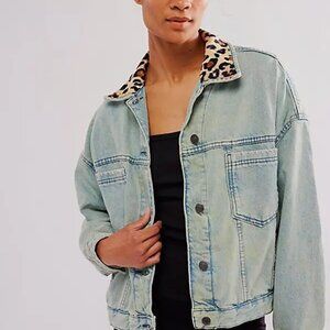 Tricia Fix Denim Reworked Jacket NWT Size S